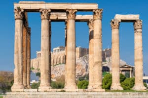 Temple of Olympian Zeus and the Acropolis in Athens - Entrance Fee