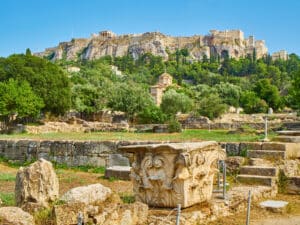 Ruins of Odeon of Agrippa