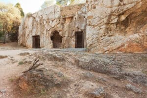 Socrates Prison in Athens Greece