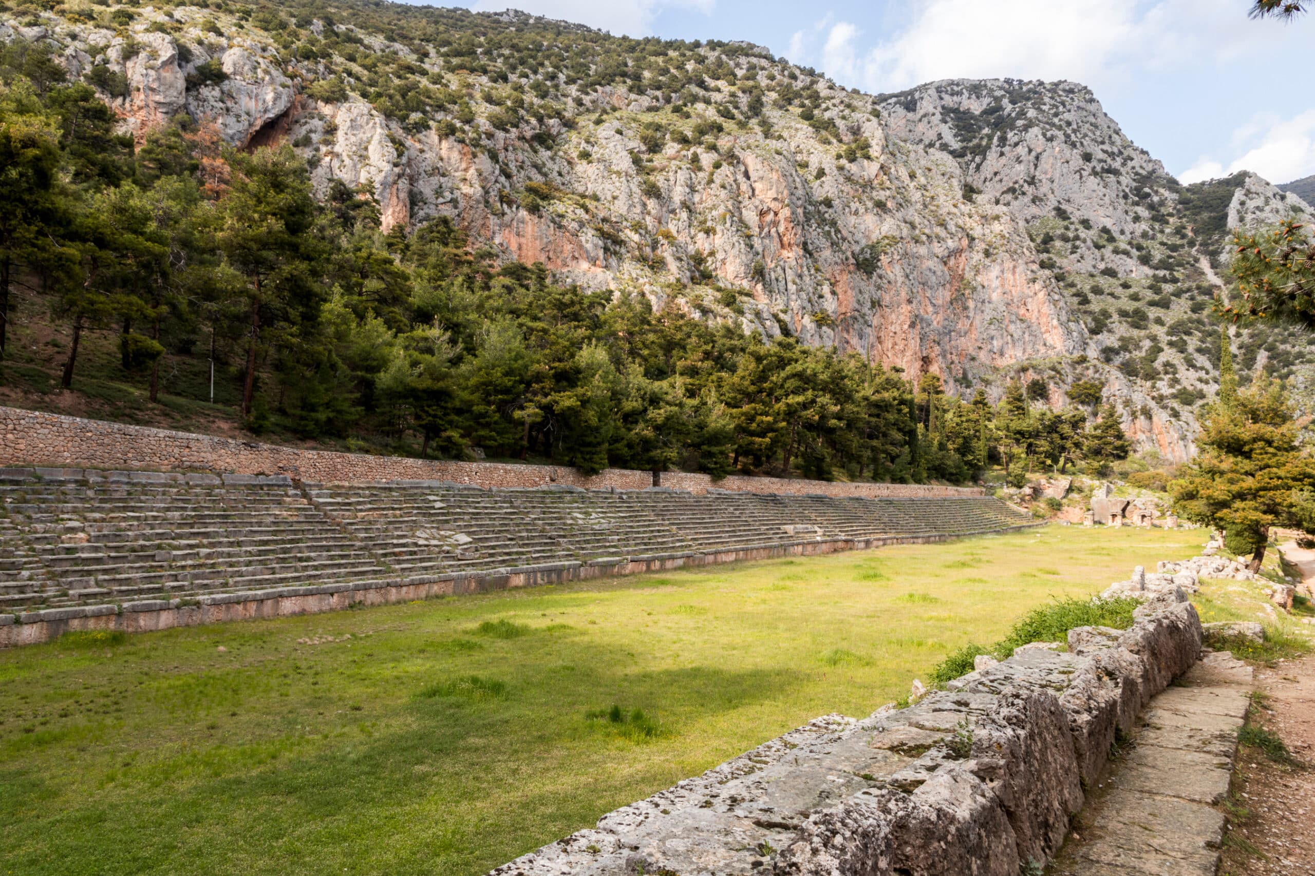 Delphi, Greece. The Stadium