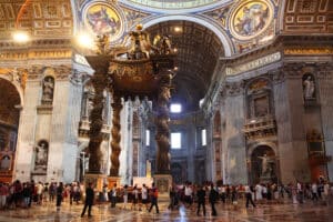 Inside the Basilica St. Peter's Basilica