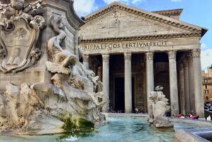 Pantheon in Rome, Italy.