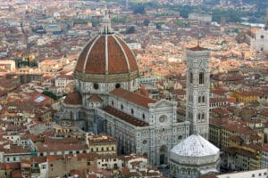 Aerial View of Cathedral Of Santa Maria Del Fiore