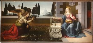 Annunciation by Leonardo da Vinci