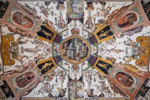 Interior of Uffizi Gallery, Details