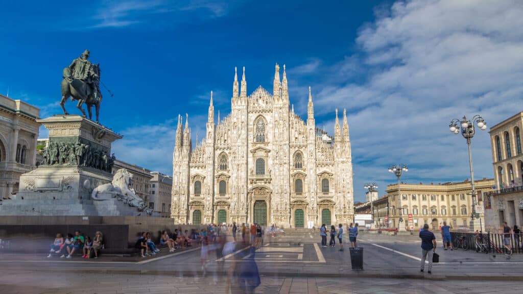 The famous Milan Cathedral
