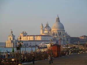 A view from Riva degli Schiavoni in Venice
