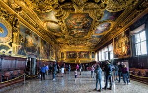 Interior of Doge`s Palace