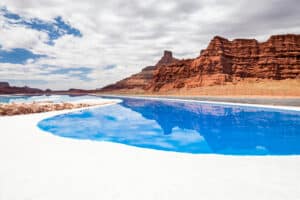 Potash pond in the Canyonlands National Park