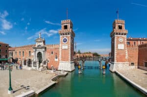 View of famous Arsenal of Venice