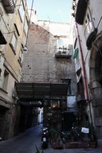 Arch of the Roman Theatre beneath Via Anticaglia
