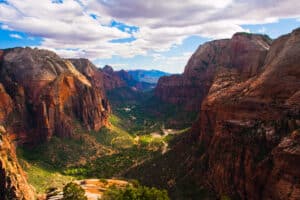 Beautiful Landscape in Zion National Park,Utah,United States