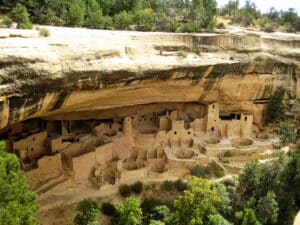 Cliff Palace in Mesa Verde National Park (Colorado, USA).
