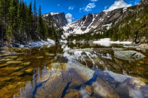 Dream Lake at the Rocky Mountain National Park, Colorado, USA