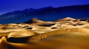 Sand Dune Formations in Death Valley National Park, California