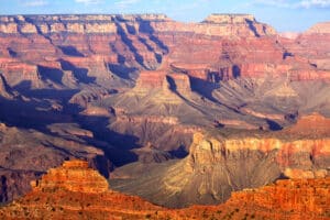 South Rim Grand Canyon before sunset, Arizona, US