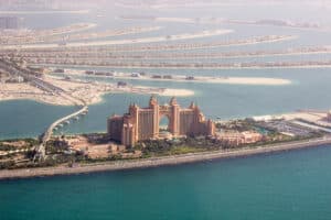 The Atlantis Palm helicopter view, Dubai Helicopter Tours