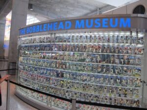 The quirky Bobblehead Museum on the Promenade Level