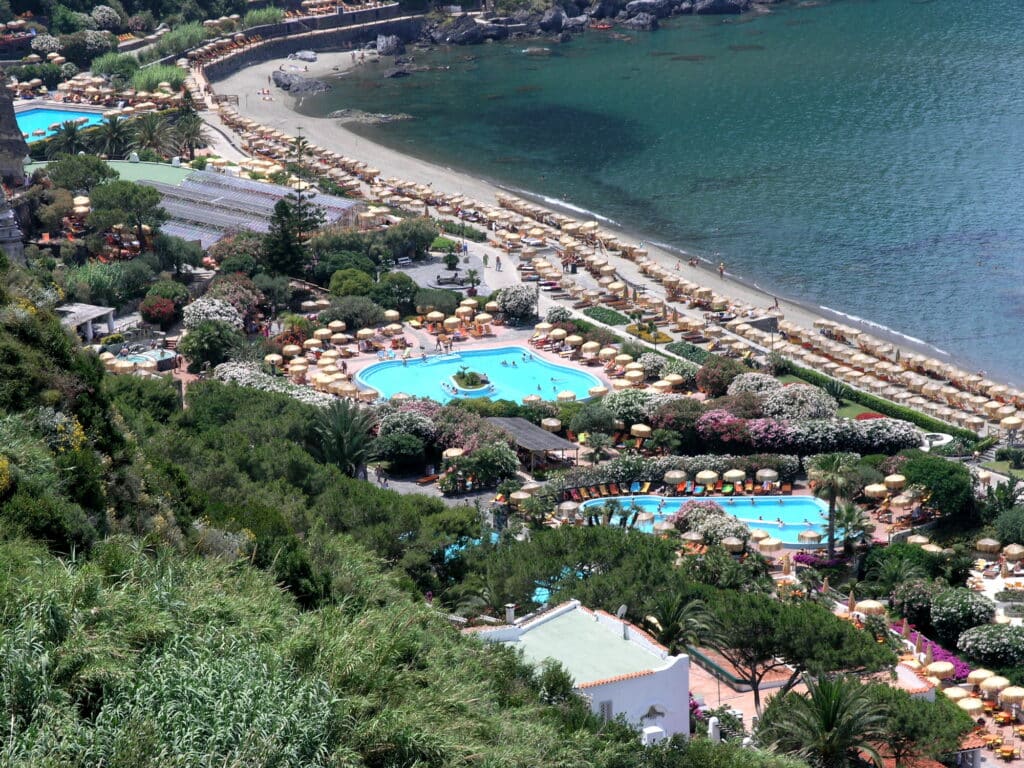 Thermal Park Poseidon garden near to Forio